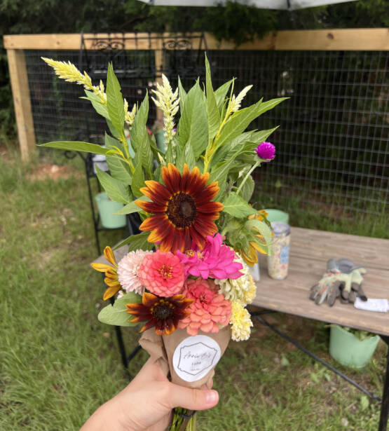 Mixed sunflower bouquet