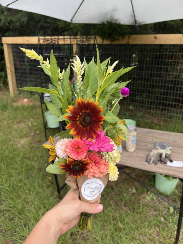 Mixed sunflower bouquet