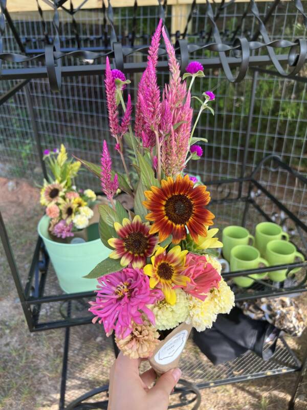 Mixed sunflower bouquet